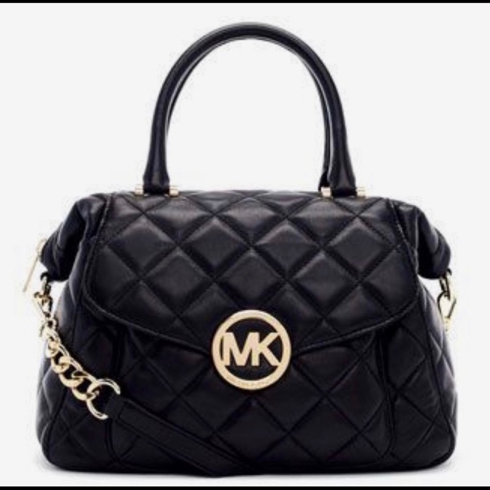 MK All leather satchel